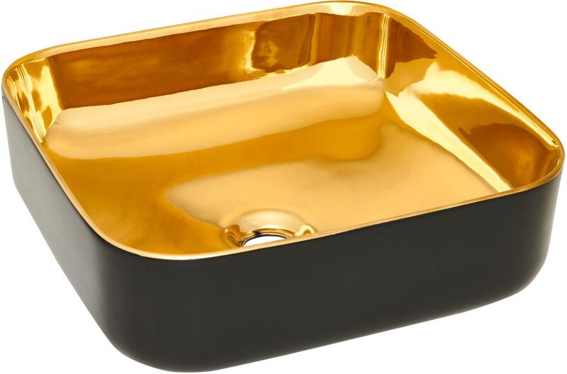 Malaga 39x39 cm shiny gold/matt black (CE-39-027-C)