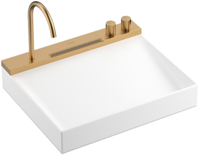 Avalegra AquaUnit 58x47,5 cm matt white/bronze (22472140)