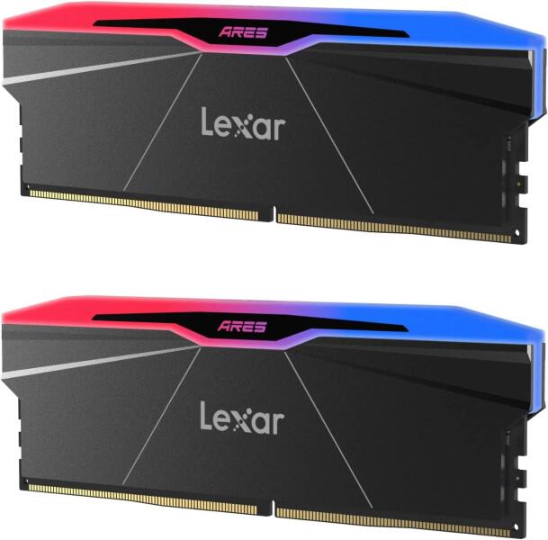 新品 LexarARES DDR5 RGB 32GB(2x16GB) 6000 Lexar Ares RGB 32GB (2x16GB) DDR5 6000MHz LD5U16G60C26BR-RGD