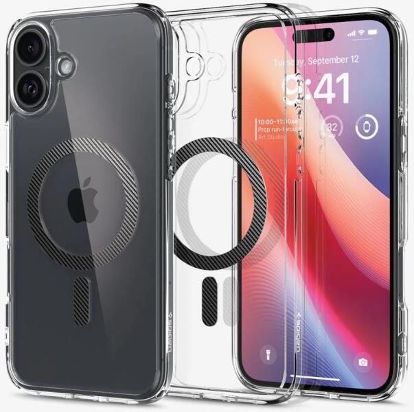 Apple iPhone 16 Plus Ultra Hybrid MagFit MagSafe case carbon (ACS08077)