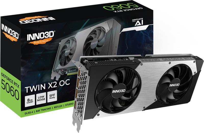 Inno3D GeForce RTX 5060 Low Profile 8GB GDDR7 128bit (N5060L-08D7