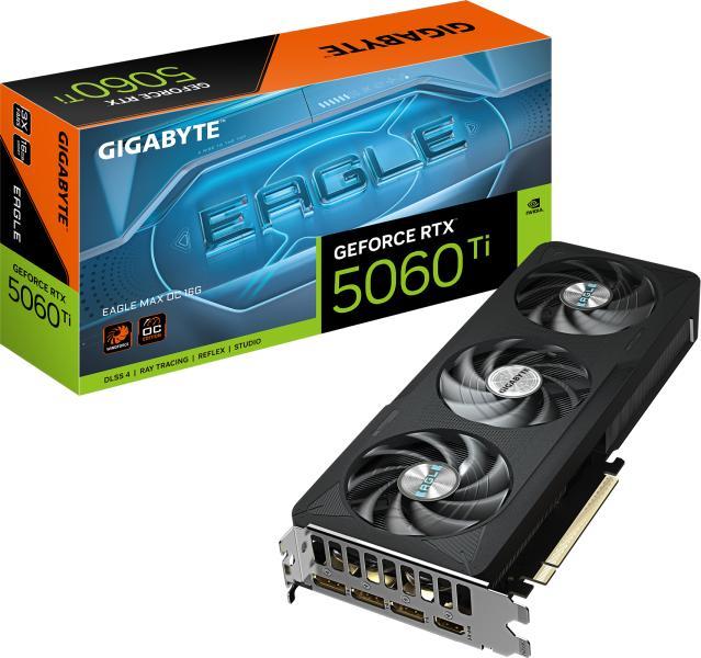 GIGABYTE GeForce RTX 5060 Ti EAGLE MAX OC 16GB GDDR7 128bit (GV