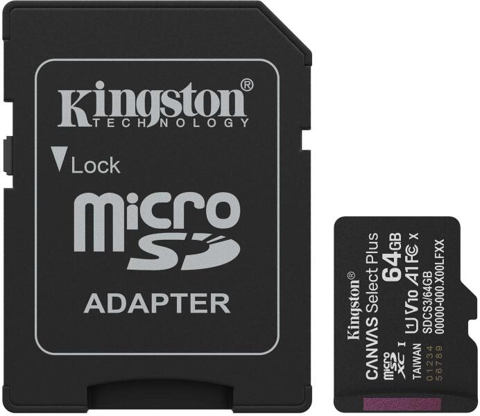 Kingston Canvas Select Plus 64GB (SDCS3/64GB) (Card memorie) - Preturi