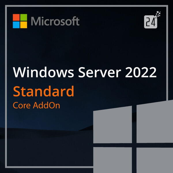 Microsoft Windows Server 2022 Standard Core AddOn 16 Core (7S05007LWW ...