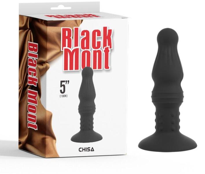 Black Mont - 5'' Anal Control Plug (CHISA00350)