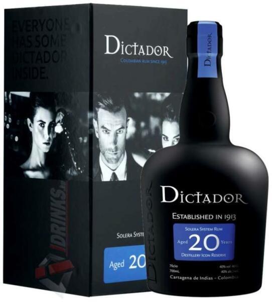 Dictador 20 Years 0,7 l 40% (Rom) - Preturi