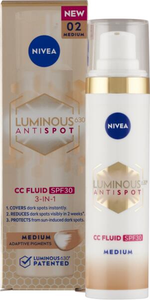 Luminous630 pigmentfoltok elleni CC fluid FF30 Medium 40 ml