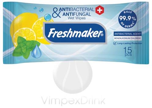 Vásárlás: Freshmaker Antibakteriális 15 lap Törlőkendő árak ...