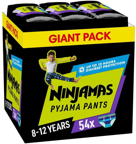 Pampers Ninjamas Boy 8-12 ani 27-43 kg 54 buc (Scutec) - Preturi
