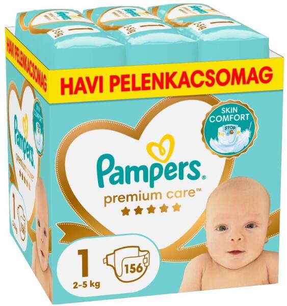 Pampers Premium Care 1 2-5 kg 156 buc (Scutec) - Preturi