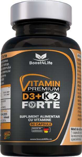 Boost4Life Vitamina D3 K2 Premium Forte 5000 UI MGCaps 60 Capsule boost4life-vitamina-d3-k2-premium-forte-5000-ui-mgcaps-60-capsule