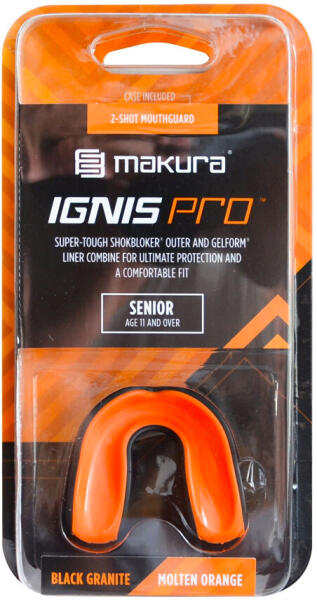 Vásárlás: Makura Ignis Pro Black/Orange Junior Fogvédő Fogvédő árak ...