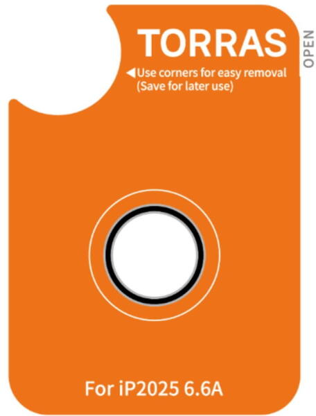 Torras Camera Lens Protector TORRAS Folie Camera pentru iPhone 17 Air - Torras Lensguard Camera ...