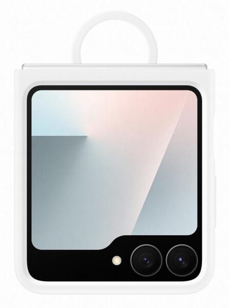 Galaxy Z Flip7 FE/ Z Flip6 Silikone ring case white (EF-PF741TWEGWW)