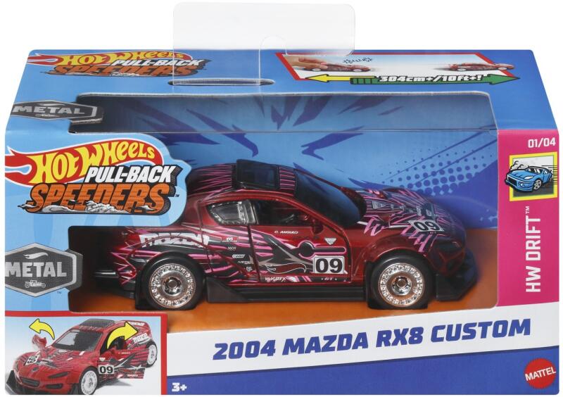 Mattel Hot Wheels Masinuta Metalica Cu Sistem Pull Back Mazda 2004