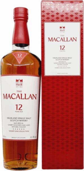 THE MACALLAN 12 Ani Sherry Oak Collection Whisky 0.7L, 40% (Whisky