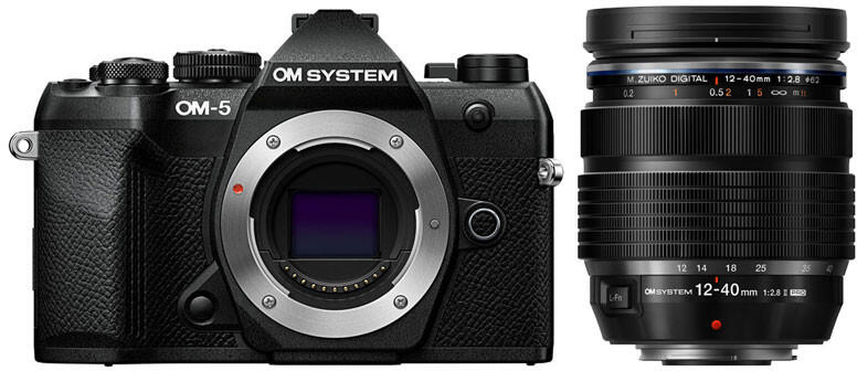 OM System OM-5 Mark II 12-40mm f/2.8 Black (V210070BW010)