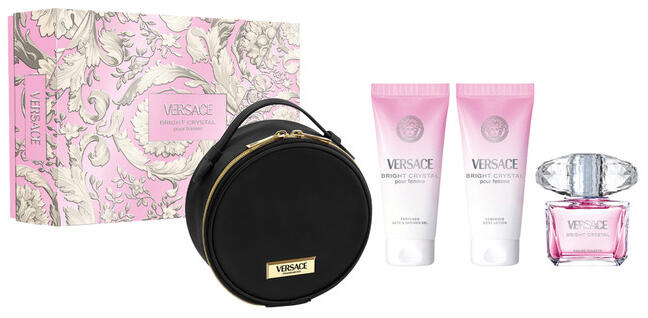 【新品未使用】VERSACE BRIGHT CRYSTALセット Versace Set Versace Bright Crystal, Femei, Eau De Toilette 90ml +