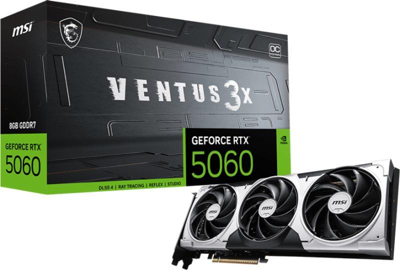 MSI GeForce RTX 5060 VENTUS 2X OC 8GB GDDR7 128bit (G5060-8V2C