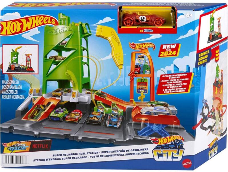 Hot Wheels - City Szuper töltőállomás (HTN79)