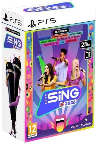 PLAION Let's Sing 2026 [Double Mic Bundle] (PS5) (Jocuri