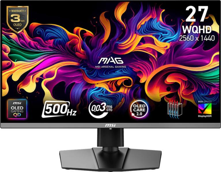 MSI MAG 272QP QD-OLED X50 27インチ MSI MAG 272QP QD-OLED X50 Monitor Preturi, MSI MAG 272QP QD-OLED