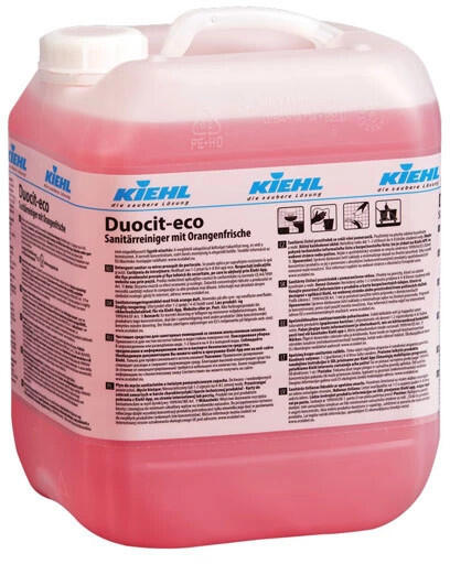 Kiehl Duocit Eco Sanitärreiniger – 10 Liter Kanister Mit Orangenfrische, Kraftvoll Und Umweltfreundlich