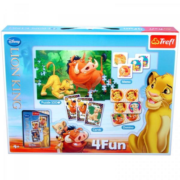 Vásárlás: Trefl Oroszlánkirály - 4 Fun játékgyűjtemény Társasjáték árak  összehasonlítása, Oroszlánkirály 4 Fun játékgyűjtemény boltok