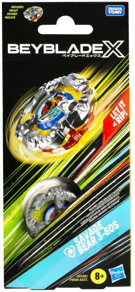 Bey Blade Beyblade X Let It Rip Spirala Savage Bear 3-60s (f9590_g0286 ...