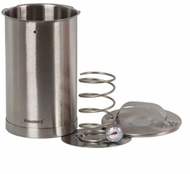 Pentola In Acciaio Inox 18 Cm 2,1 Litri Con Coperchio | Fondo Termico Multistrato 6 Mm, Adatta A Induzione | Manici Resistenti E Dosi Interne