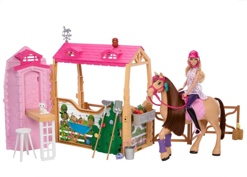 Barbie Mysteries lovarda lóval és babával (HXJ44)