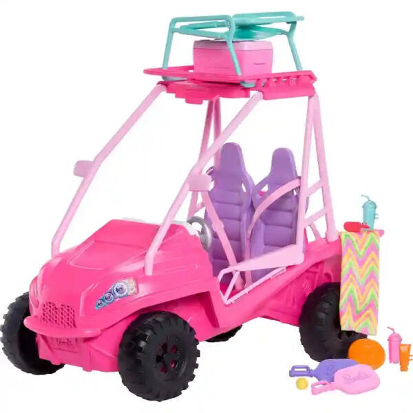 Barbie Mysteries rózsaszín strandautó (JFV68)