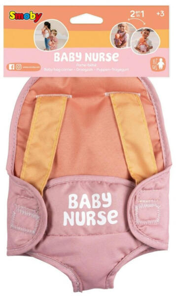 Baby Nurse: 2 az 1-ben játékbaba kenguru (7600220397)