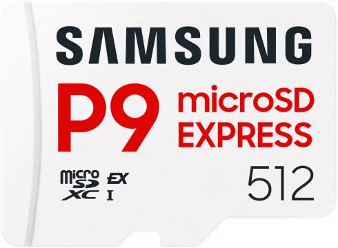 Samsung microSDXC P9 Express 512GB UHS-I/U3/V30 (MB-MK512T/WW