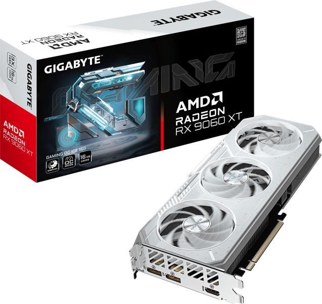 GIGABYTE Radeon RX 9060 XT GAMING OC ICE 16GB GDDR6 128bit (GV