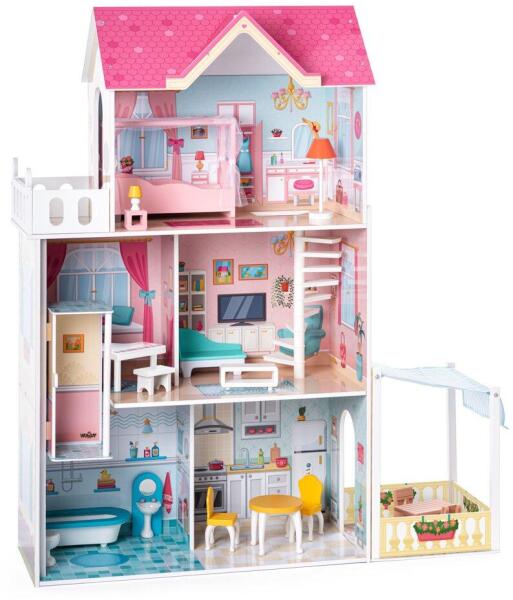 Woodyland Casa Woody Pink cu lift - Malibu - noua (102191333