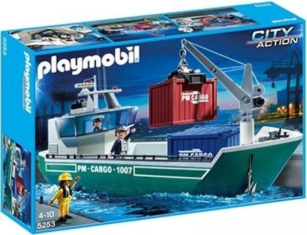 Vásárlás: Playmobil Teherszállító hajó (5253) Playmobil árak  összehasonlítása, Teherszállító hajó 5253 boltok