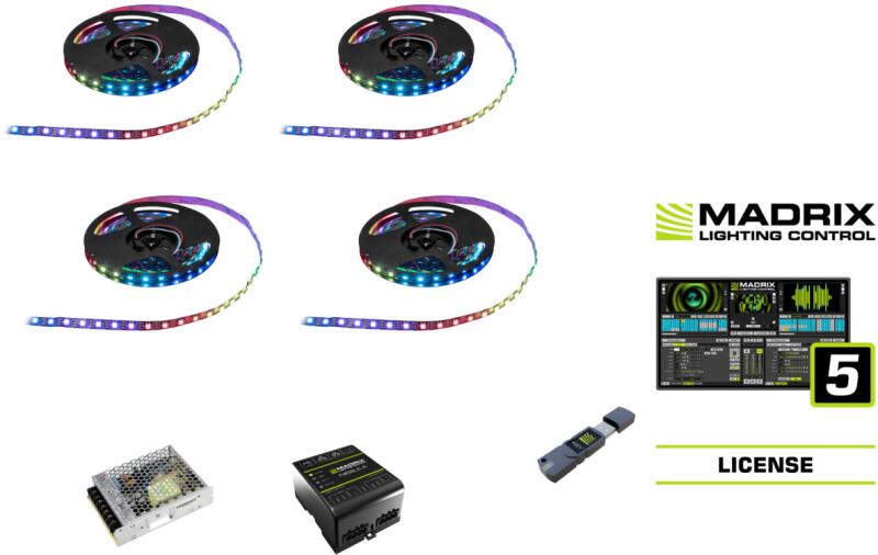 Vásárlás: EUROLITE Set Pixel Strip RGB incl. Madrix Start (20001059 ...