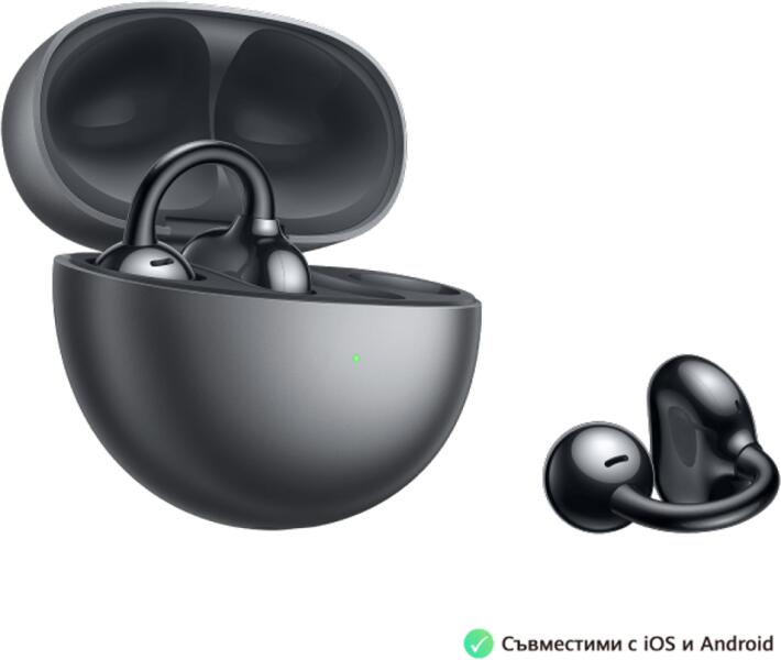 Huawei FreeClip Dove-T00 black (55037247) (Microfon, căşti) - Preturi