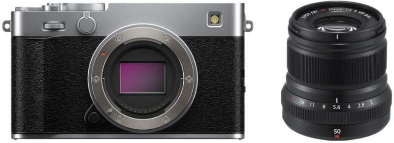 Fujifilm X-E5 + XF 23mm f/2.8 R WR MILC Silver (16949492) Aparat
