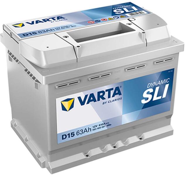 D15 Dynamic SLI 63Ah 610A right+ (563 400 061 K262)