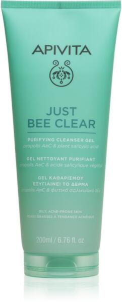 Just Bee Clear Purifying Gel tisztító gél az arcbőrre pattanások ellen 200 ml