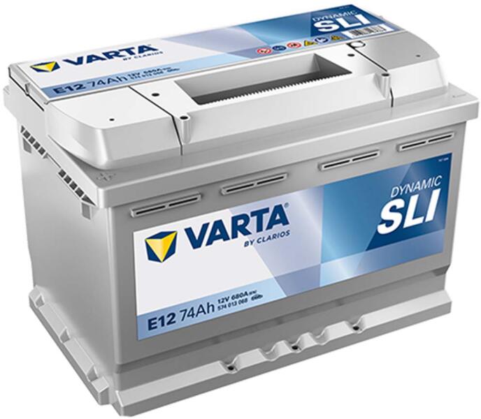 E12 Dynamic SLI 74Ah 680A left+ (574 013 068 K262)