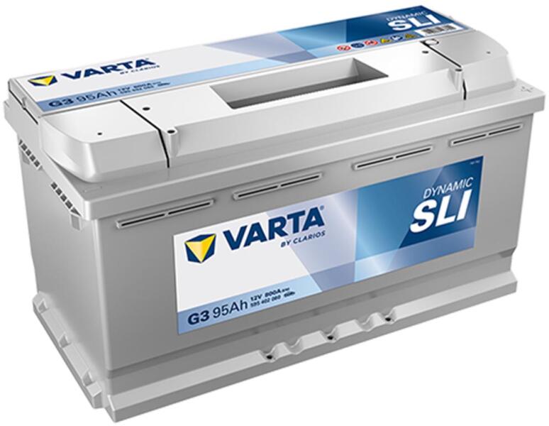 e513003ambassadeur　３５００CDL VARTA G3 Dynamic SLI 95Ah 800A right+ (595 402 080 K262