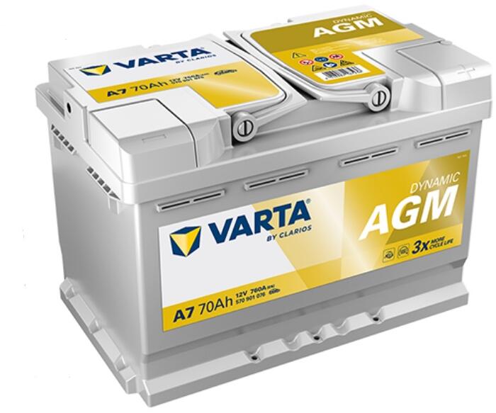 Dynamic AGM 70Ah 760A right+ (570 901 076 K262)