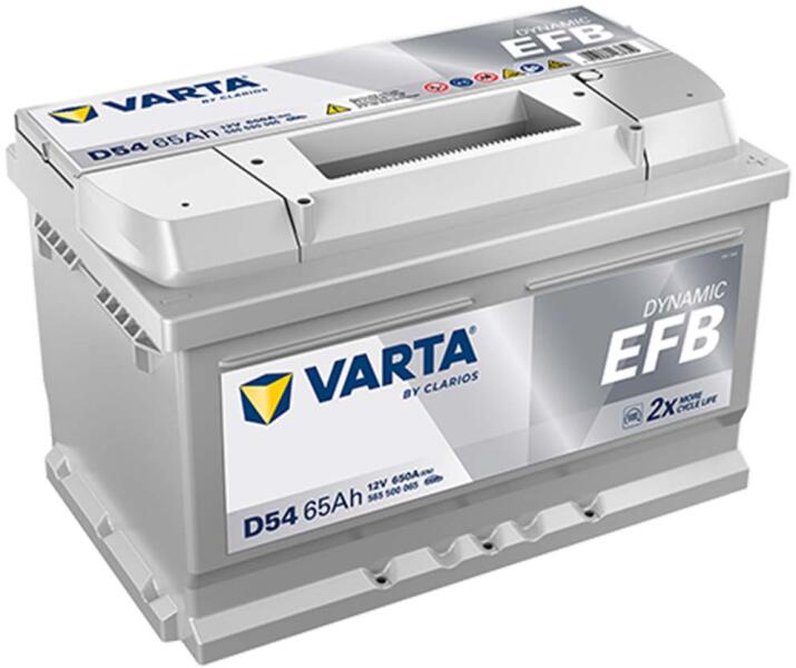 D54 Dynamic EFB 65Ah 650A right+ (565 500 065 K262)