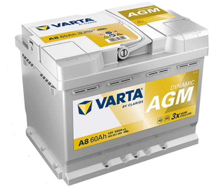 A8 Dynamic AGM 60Ah 680A right+ (560 901 068 K262)