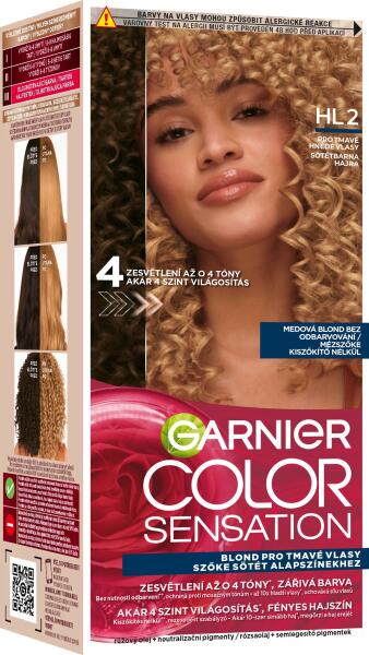 Color Sensation HL2 sötétbarna hajra 7.31 mézszőke