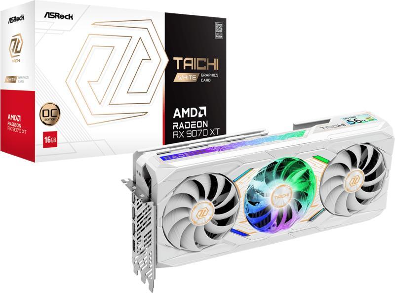 ASRock Radeon RX 9070 XT Steel Legend 16GB GDDR6 256bit (RX9070XT