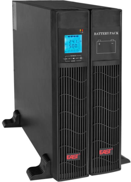 EAST UPS2000-RT-ON - UPS sursă de alimentare LCD, 2000VA/1800W, RS-232 ...